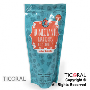PRACTIGLAS HUMECTANTE PARA TORTAS Y BIZCOCHUELOS SABOR VAINILLA 250GRSX 1